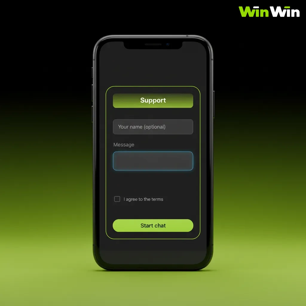 أيقونة WinWin على الشاشة الرئيسية مع رمز تحديث تلقائي وإشارة اتصال بالإنترنت، لا حاجة لتحديث يدوي.