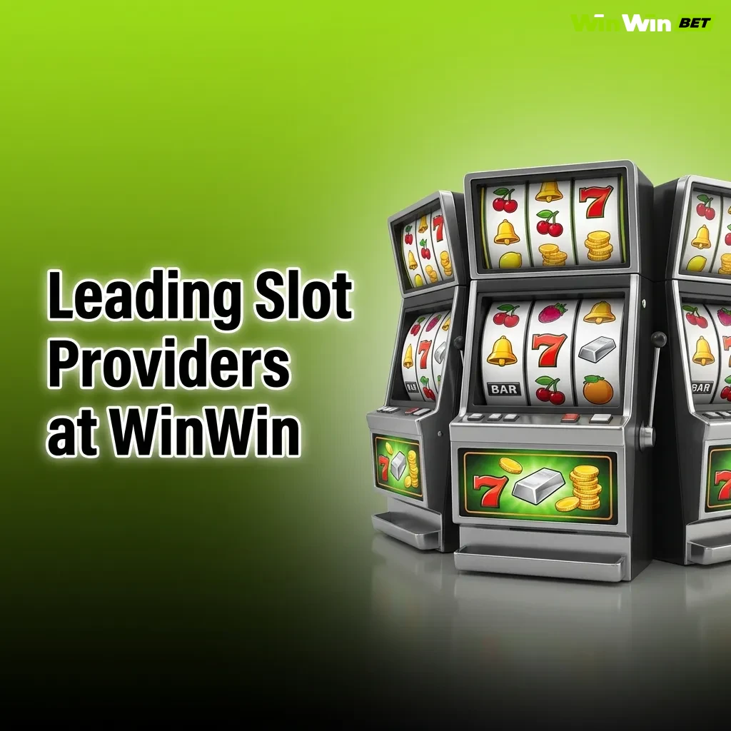 Top slot game providers at WinWin casino including Pragmatic Play, NetEnt, Microgaming, and other licensed developers