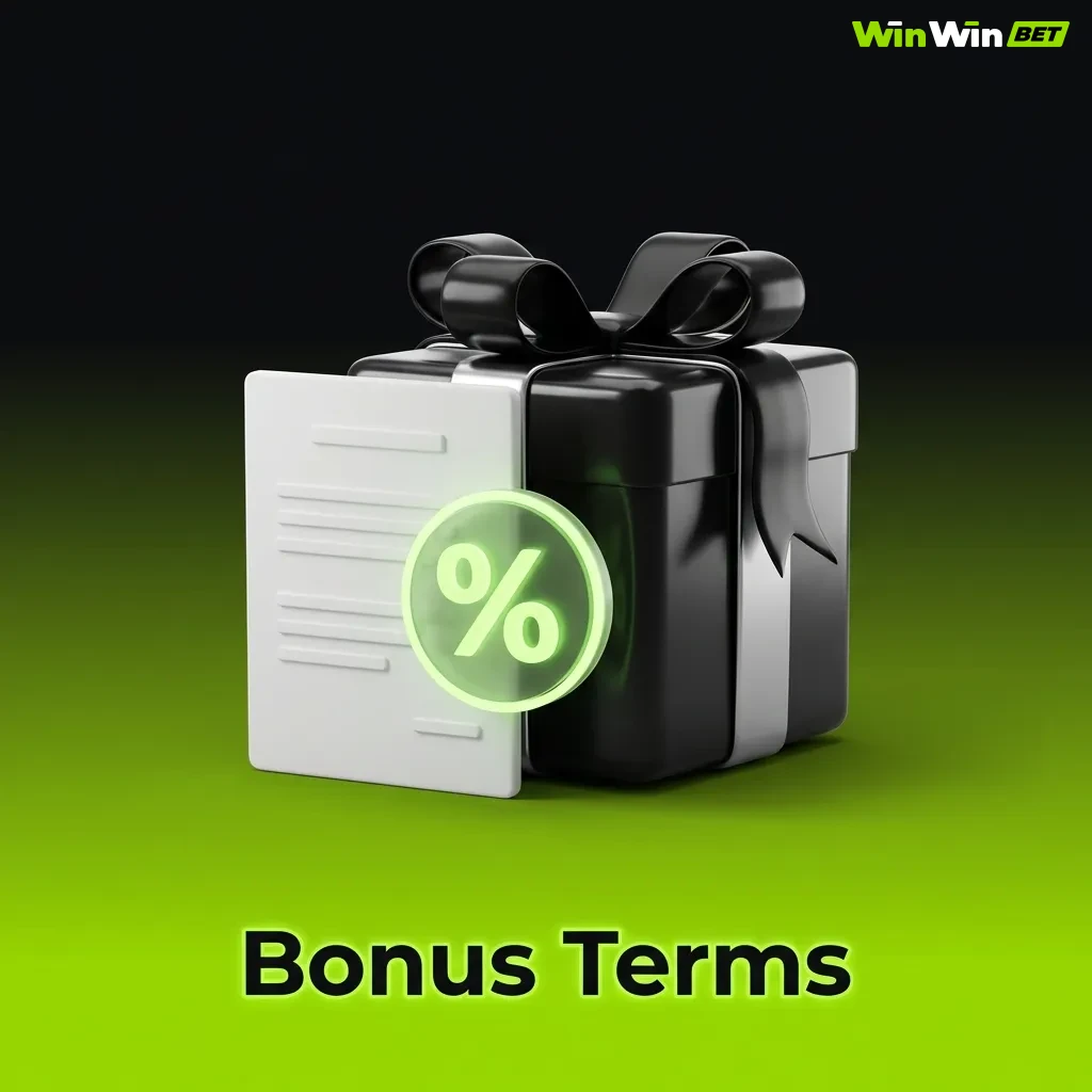 Casino bonus terms document showing wagering requirements, time limits, and withdrawal conditions for players.