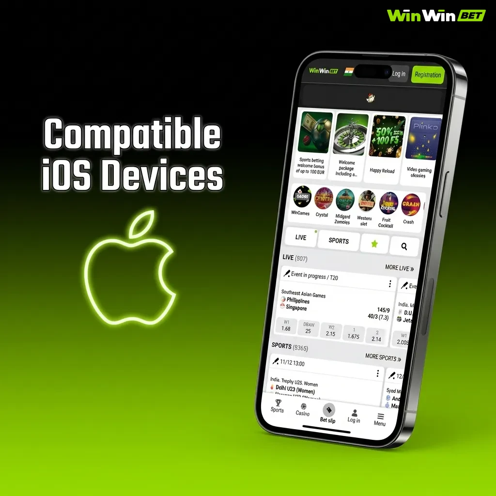 List of compatible iOS devices including iPhone X through 15 series and recent iPad Pro, Air, and Mini models