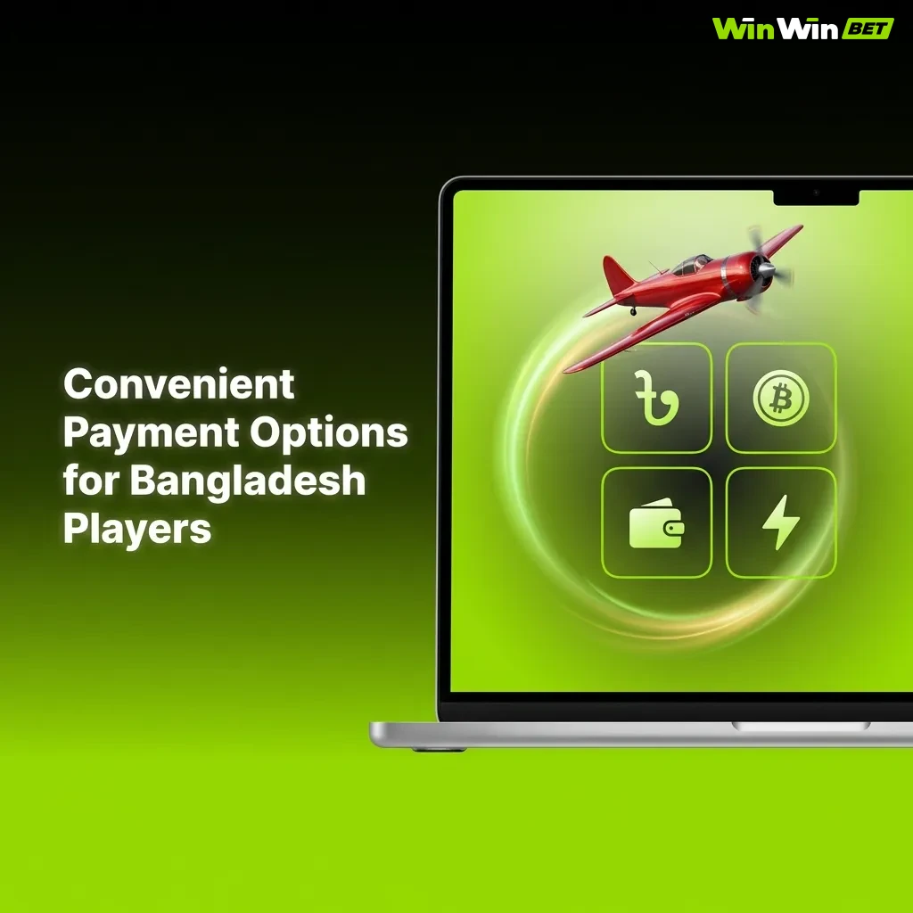 Digital payment options display including bKash, Nagad, Rocket, cryptocurrency, and bank transfer icons for Bangladesh players