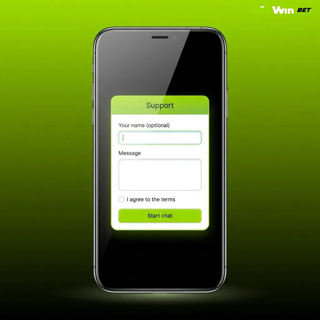 WinWin 24/7 customer support contact methods including live chat, email, phone, and Telegram with response times