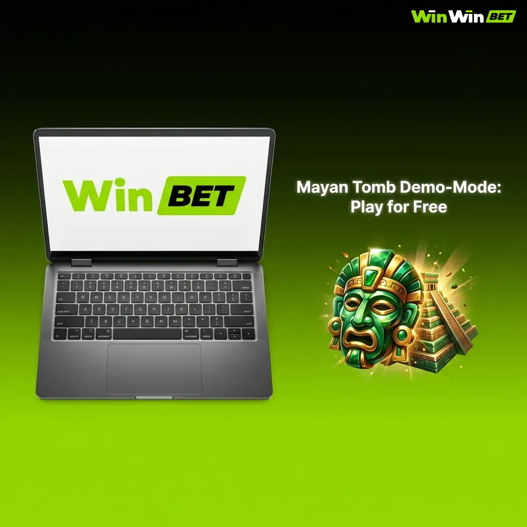 Player testing Mayan Tomb slot demo mode with virtual credits on WinWin casino platform