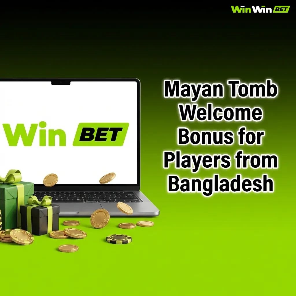 WinWin casino 200% deposit bonus plus 150 free spins for Mayan Tomb game available to new players from Bangladesh
