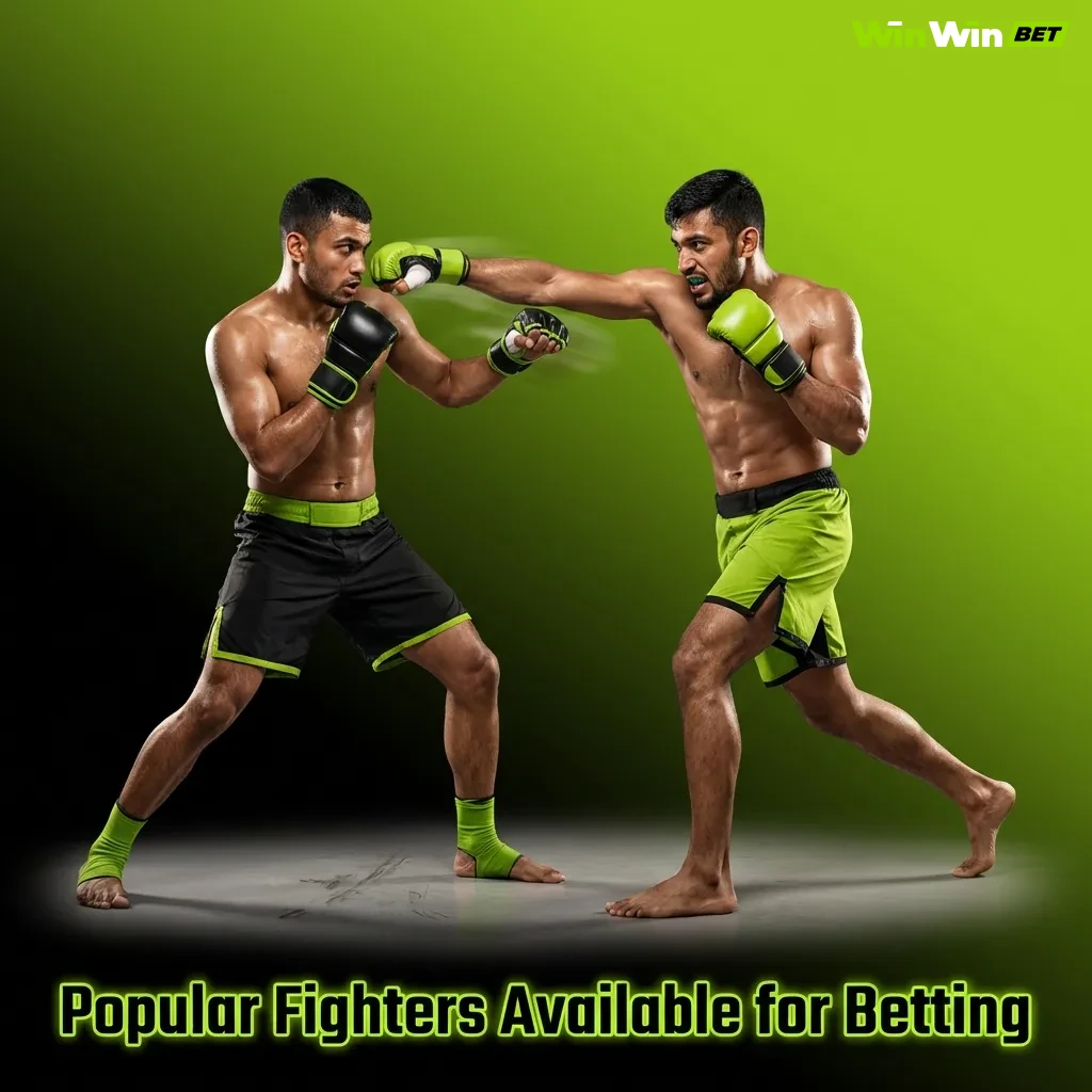 UFC fighters including Islam Makhachev, Jon Jones, Israel Adesanya, and Conor McGregor available for betting