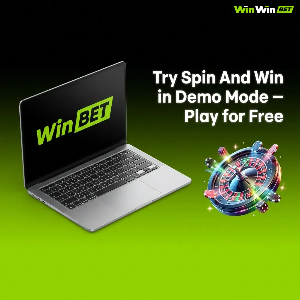 Players testing Spin And Win slot game in free demo mode with virtual credits on screen