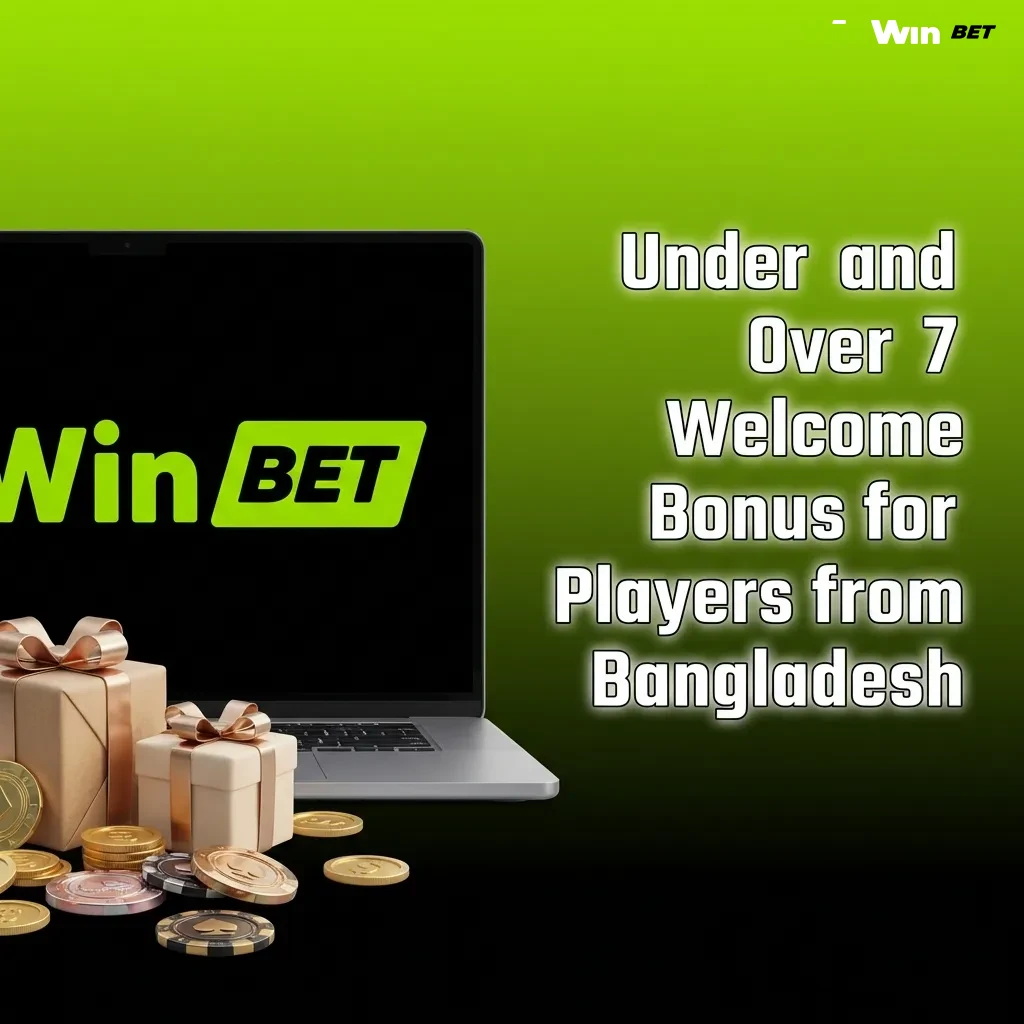 Casino welcome bonus offer for Bangladesh players featuring Under and Over 7 game with free spins and deposit match