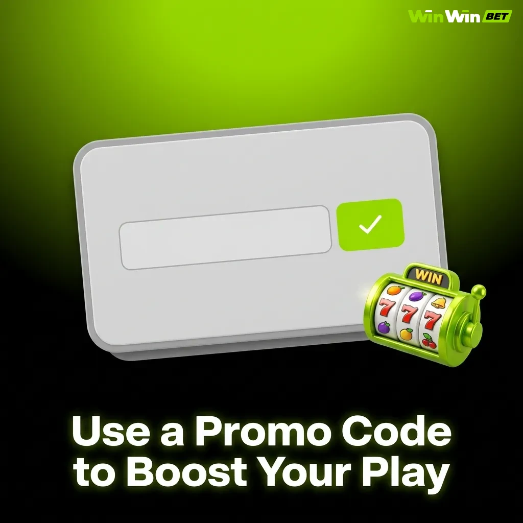 Player entering promo code WINBD200 on registration form to unlock bonus offers and free spins
