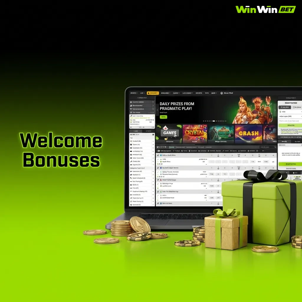 Table showing three-tier welcome bonus structure for Bangladesh players with deposit percentages and free spins details